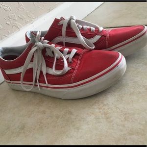Vans Red Old Skools